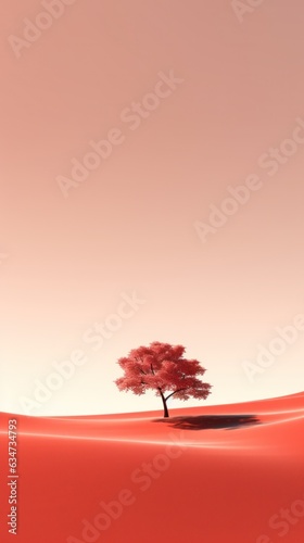 Minimalist natural wallpaper for mobile phone