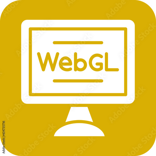 Vector Design Webgl Icon Style photo