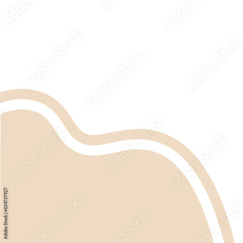Corner Blob with Outline Element