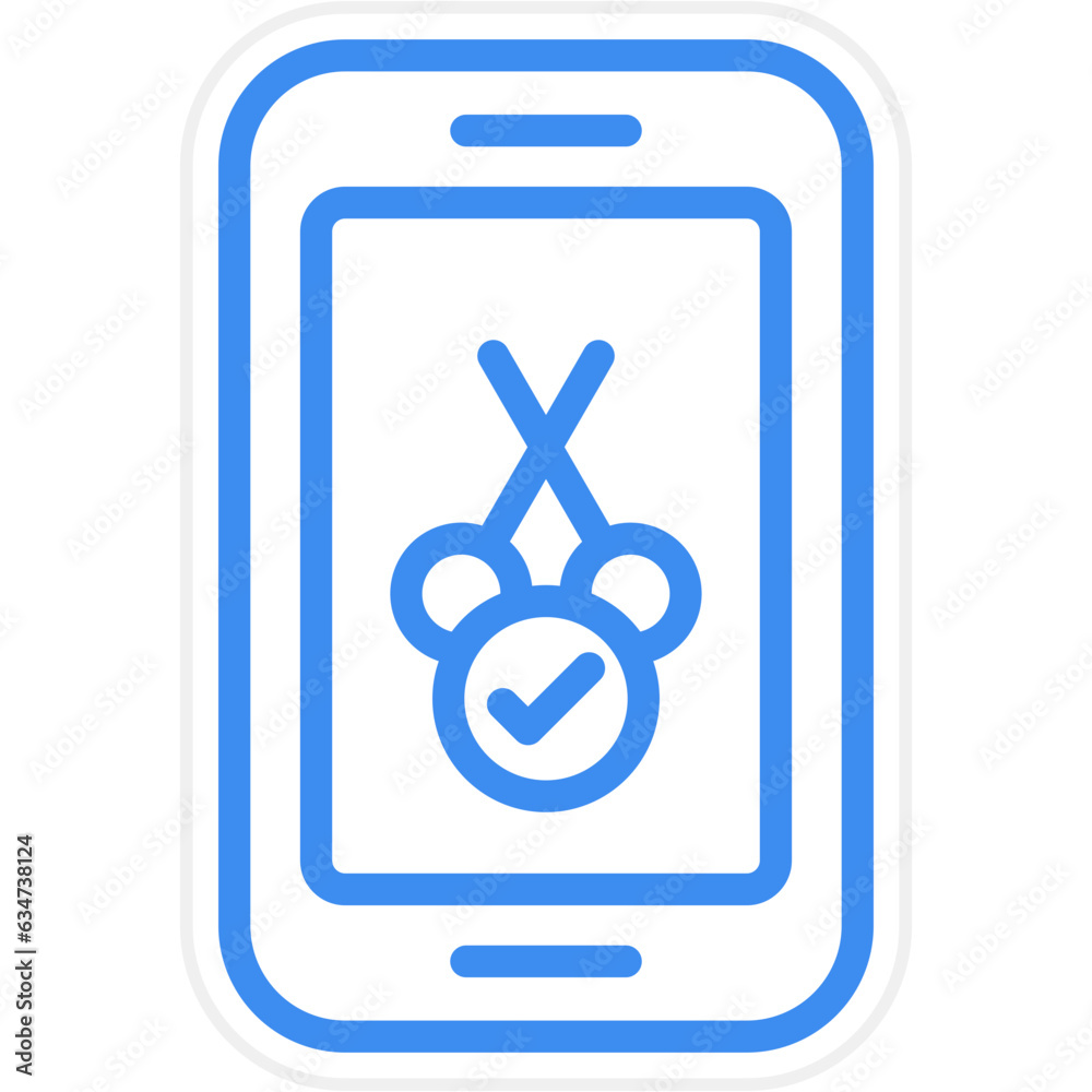 Vector Design Online Booking Icon Style Vector Design Online Booking Icon Style