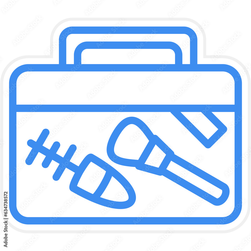 Vector Design Makeup Container Icon Style Vector Design Makeup Container Icon Style