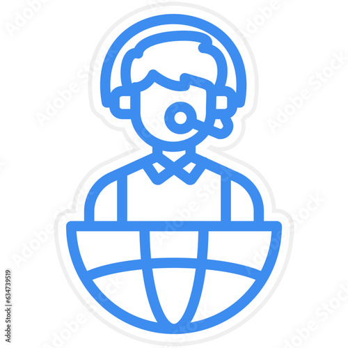 Vector Design Interpreter Icon Style