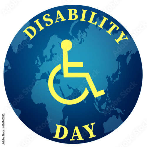 disability day is used for design work, logos, posters, printed fabrics and publications.