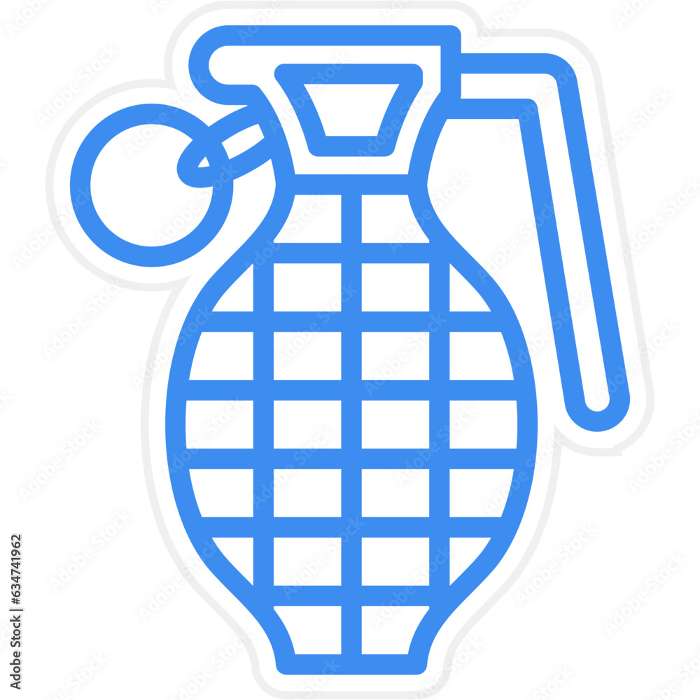 Vector Design Grenade Icon Style Vector Design Grenade Icon Style