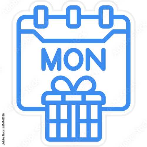 Vector Design Cyber Monday Icon Style