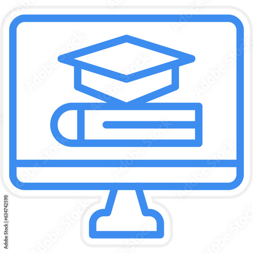 Vector Design Courses Icon Style