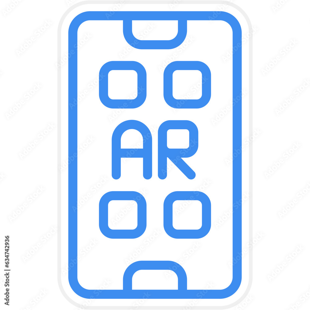 Vector Design Ar App Icon Style Vector Design Ar App Icon Style