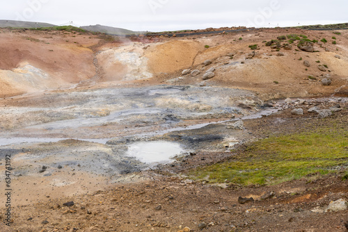 Seltun geothermal area in Iceland on the Reykjanes Peninsula