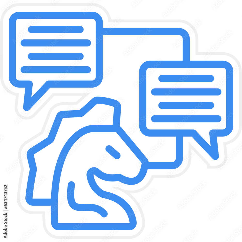Vector Design Strategic Communications Icon Style Vector Design Strategic Communications Icon Style