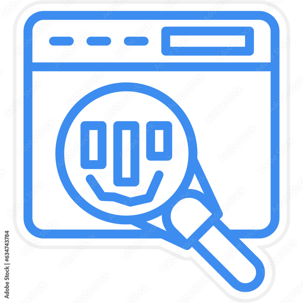 Vector Design Market Research Icon Style Vector Design Market Research Icon Style
