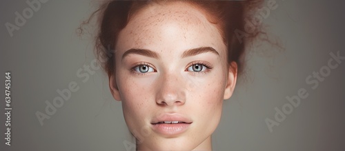 Composite portrait of young woman with diverse skin pigmentation for International Skin Pigmentation Day photo