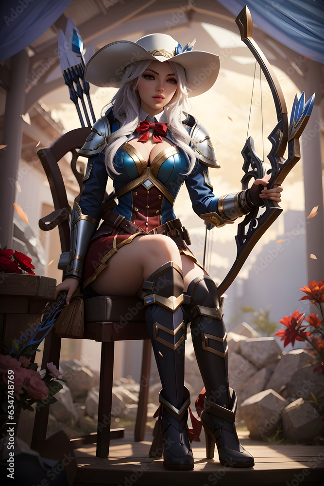 Mystic Archer: Ashe, the Frost Archer of League of Legends
