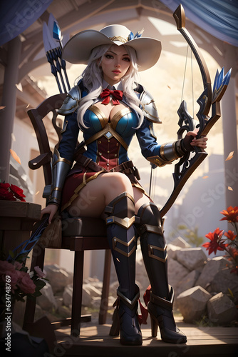 Mystic Archer: Ashe, the Frost Archer of League of Legends
