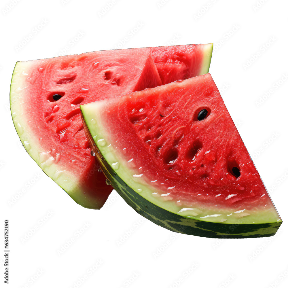 Clipart png image of a watermelon slice . generative ai Clipart png image of a watermelon slice . generative ai