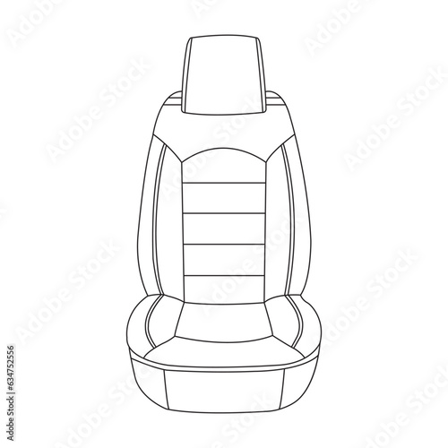 Car seat icon
