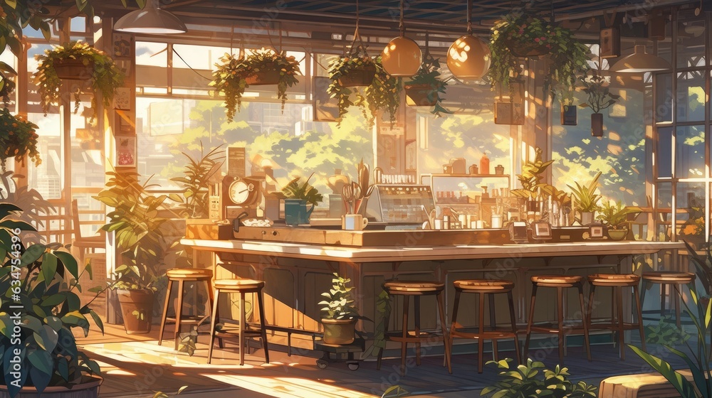 Fototapeta premium Tokyo cafe