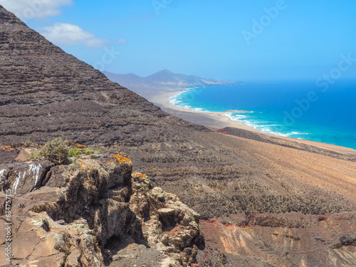 Wandern auf Fuerteventura - Blick auf die Westküste
