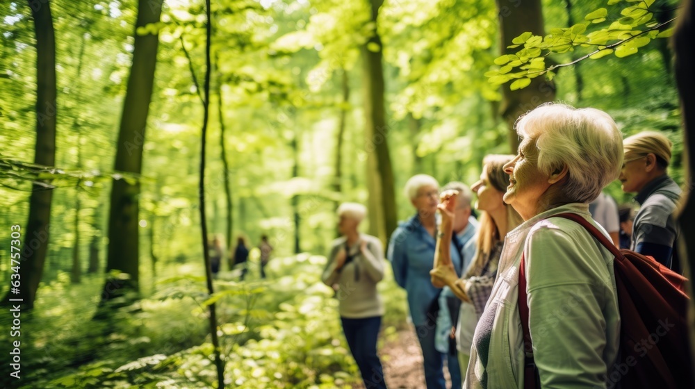 Elderly Woman with grey hair, hiking outdoor portrait of caucasian female pensioner with backpack, enjoying nature. Aging, retirement, people, active lifestyle, health care concept. AI photography. Elderly Woman with grey hair, hiking outdoor portrait of caucasian female pensioner with backpack, enjoying nature. Aging, retirement, people, active lifestyle, health care concept. AI photography.