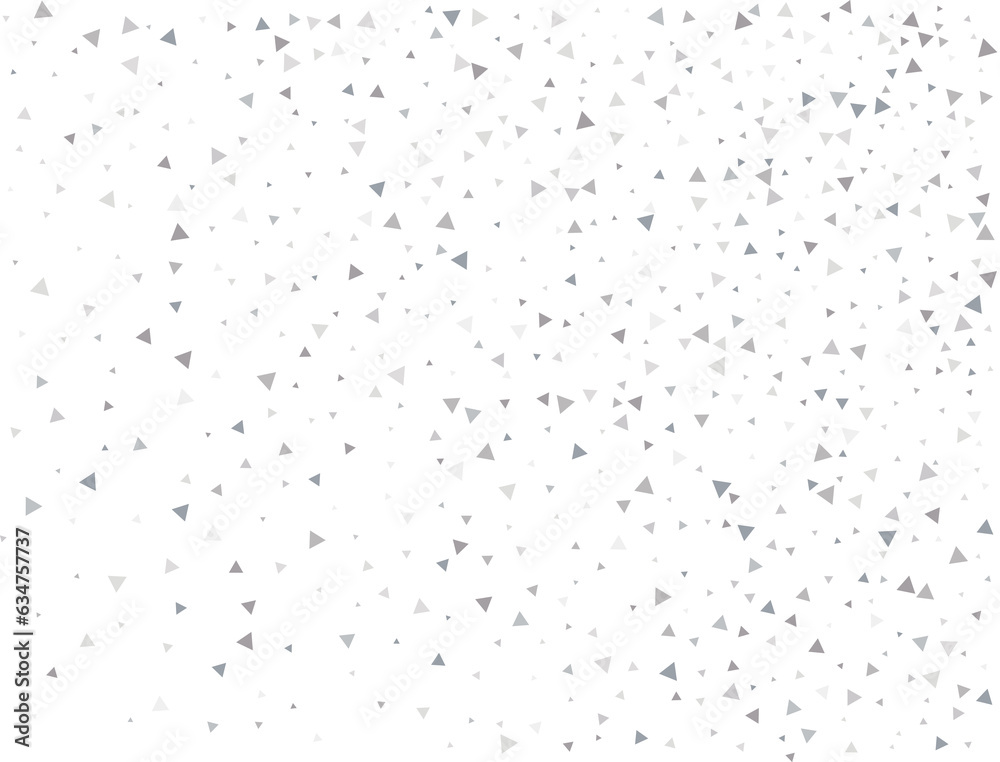 Festive Silver Triangular Confetti Festive Silver Triangular Confetti