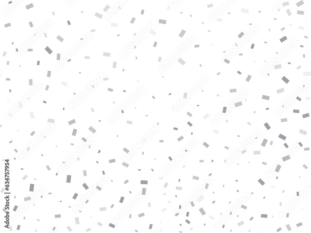 Sparkle Rectangular Silver Confetti Sparkle Rectangular Silver Confetti