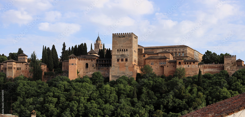 Alhambra fortress and palace in Granada
