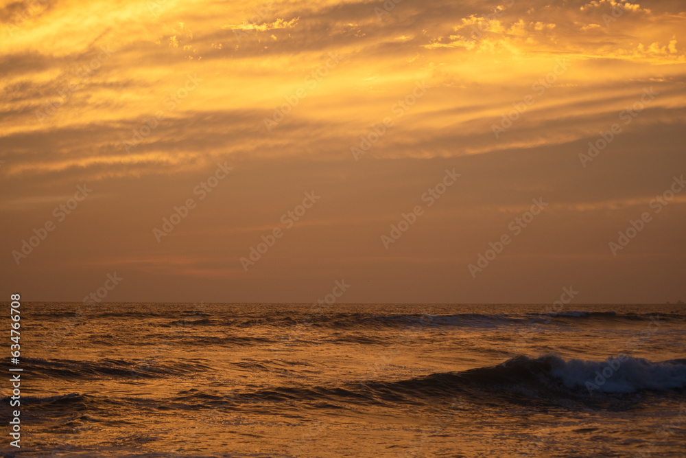 calm sunset over the sea