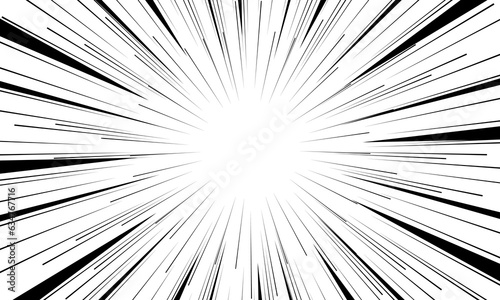 White abstract background with futurisctic and modern and black ray burst style speed vector design photo