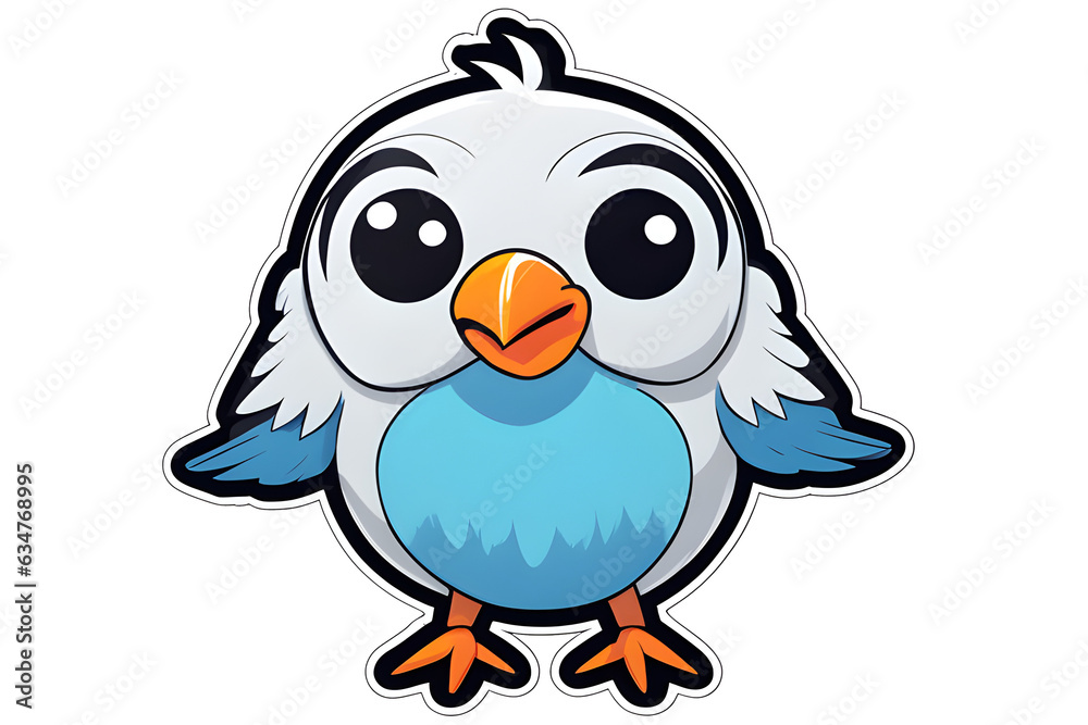 Cute Cartoon Bird graphic, illustration, 2d flat, professional, sleek, modern, minimalist, Cute Cartoon Bird graphic, illustration, 2d flat, professional, sleek, modern, minimalist,