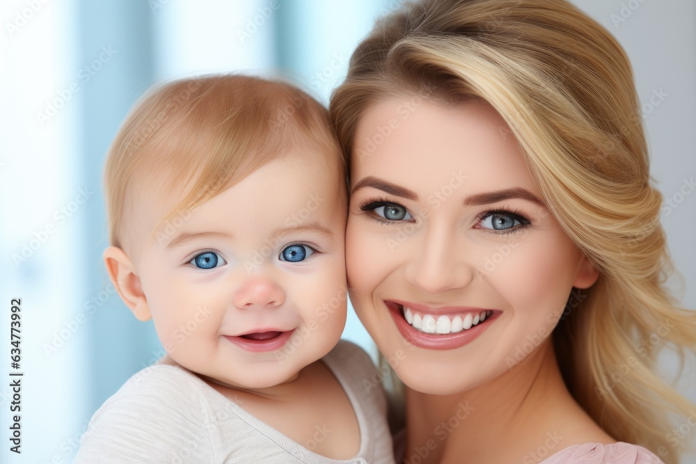 Love and family concept - happy mother and child. Generative AI Love and family concept - happy mother and child. Generative AI