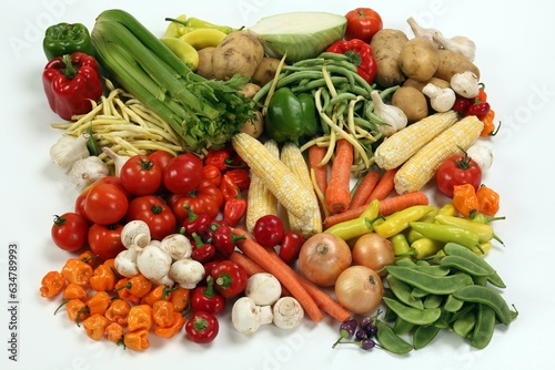 Behold the symphony of colors and flavors in this captivating vegetable medley. Each image captures the essence of nature s bounty  showcasing a diverse array of vegetables that tantalize both the eye