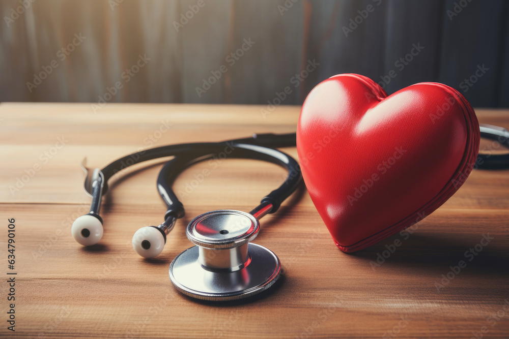 Medical examination and health care service concept. Generative AI Medical examination and health care service concept. Generative AI