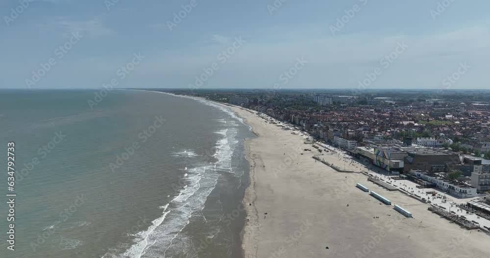 Aerial Views of Malo-les-Bains: Coastal Charm and Historical District