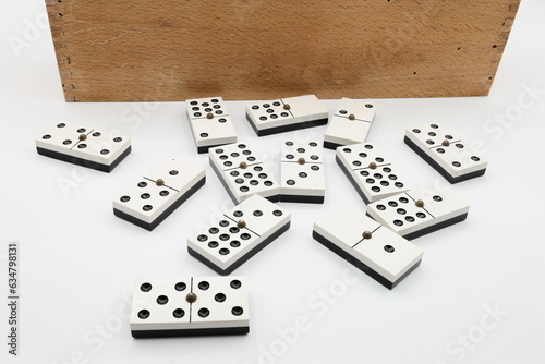 domino game macro photography