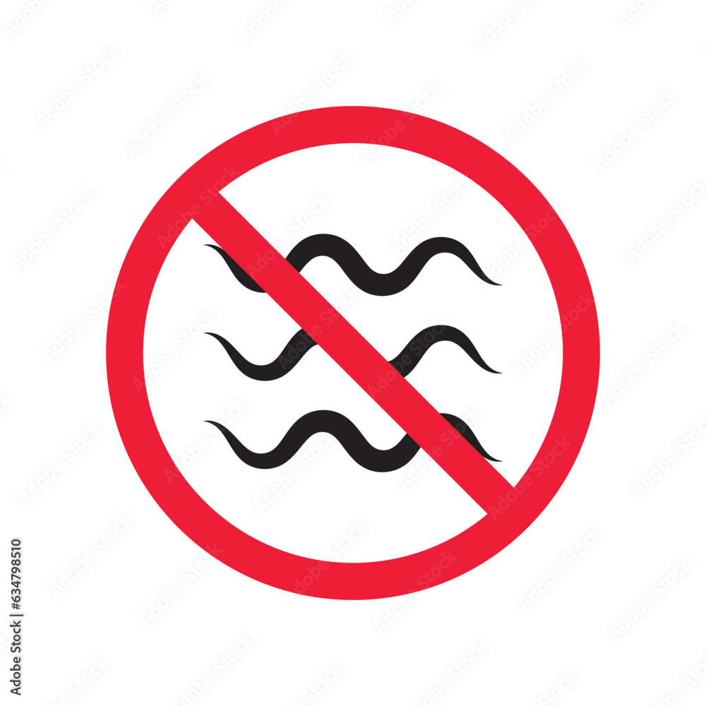 Prohibited wave vector icon. No sea icon. Forbidden wave icon. No water sign. Warning, caution, attention, restriction, danger flat sign design symbol pictogram Prohibited wave vector icon. No sea icon. Forbidden wave icon. No water sign. Warning, caution, attention, restriction, danger flat sign design symbol pictogram