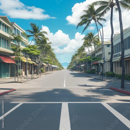 hawaii street and summer scenes.