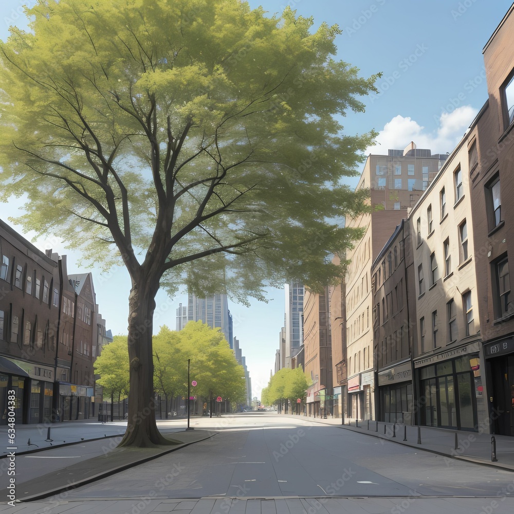 New york street and summer scenes. New york street and summer scenes.