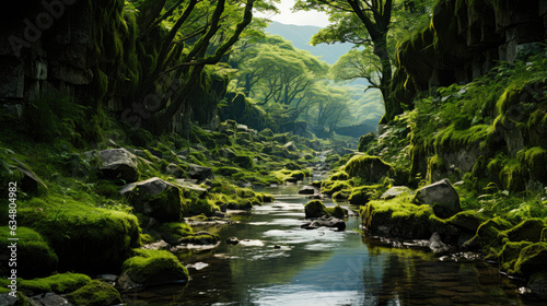 A Verdant World Blanketed in Luxurious Moss