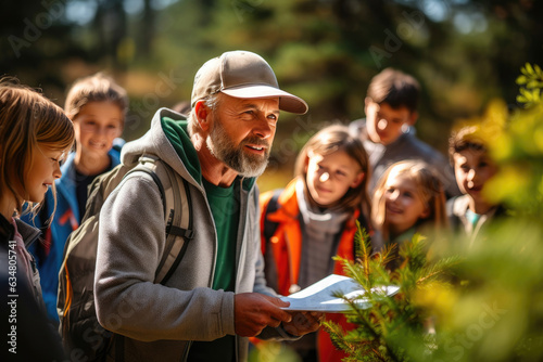Ex-Teacher Leads Students on Nature Exploration