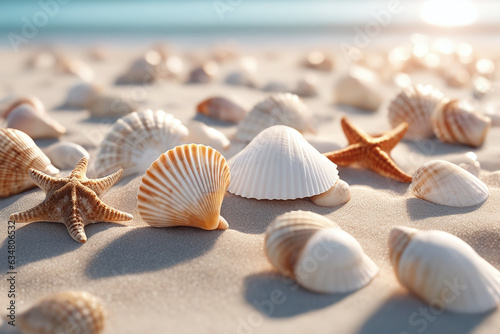 seashells on the beach © Yuri