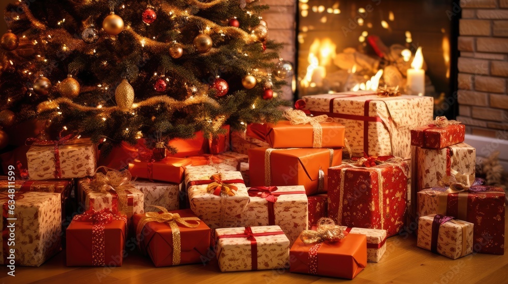 Christmas Gifts and Presents. Generative AI