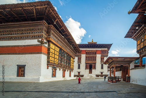 Tashichho Dzong in Thimphu, Bhutan photo