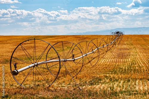 Mechanized Irrigation System in Wyoming