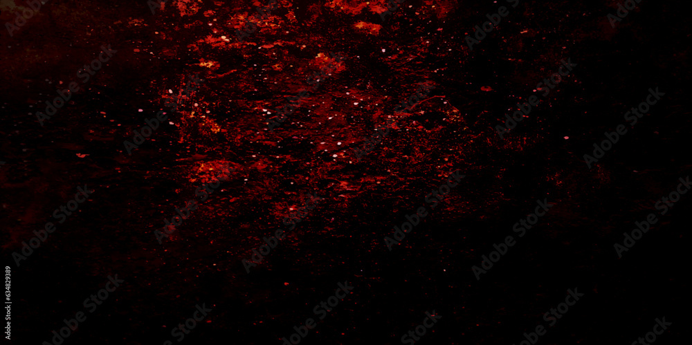 Scary red wall for background, Dark grunge textured red concrete wall background, red horror wall background, dark slate background toned classic red color, old textured.