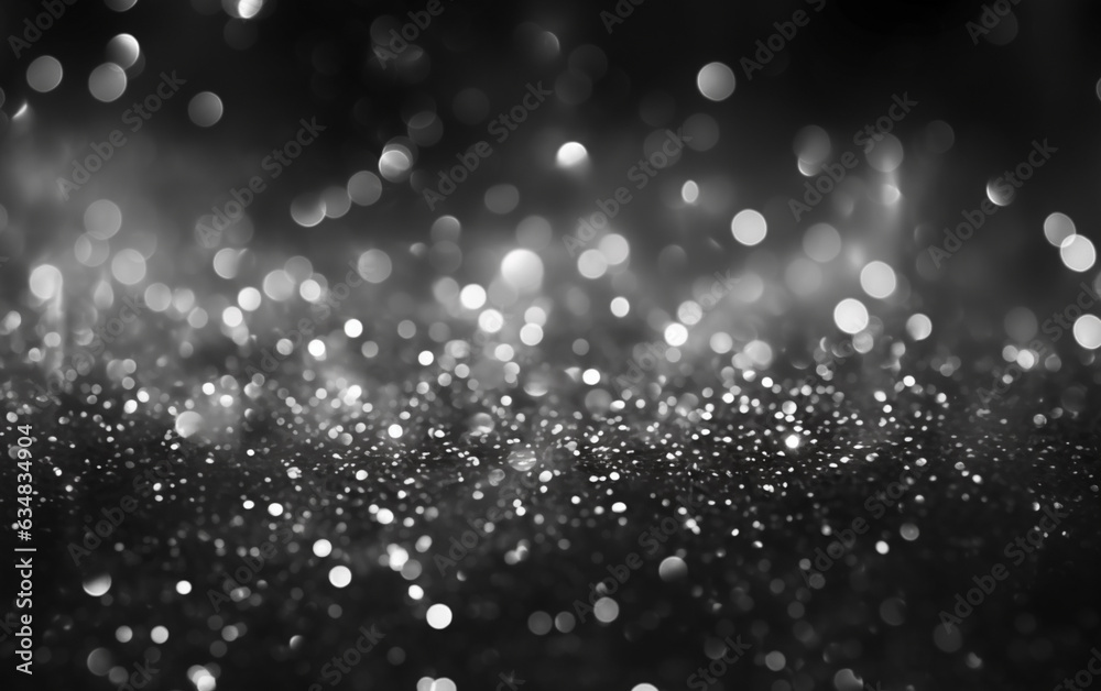 Abstract black and white bokeh background Abstract black and white bokeh background