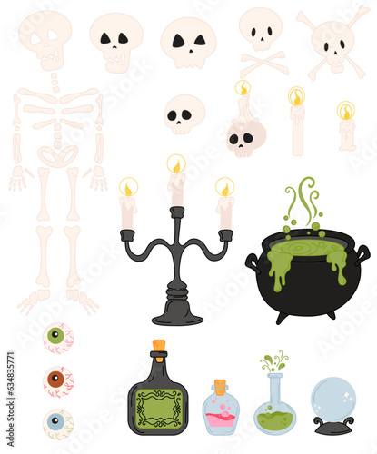 Spooky Bones Halloween Set