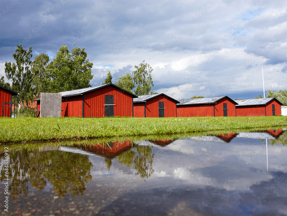 Obraz premium house on the lake