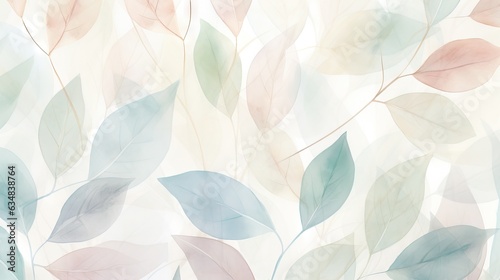  a picture of a bunch of leaves on a white background. generative ai © Anna