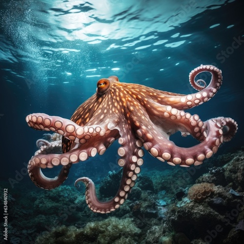 Secrets of the Deep Sea: A Glimpse into Octopus Life through Underwater Photography