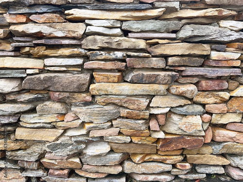 Close up view of a stone wall. No people. backgrounds.