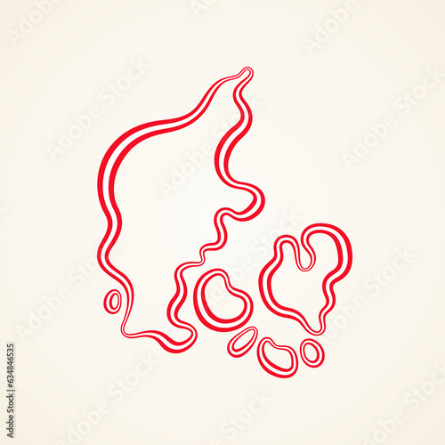 Denmark - Outline Map